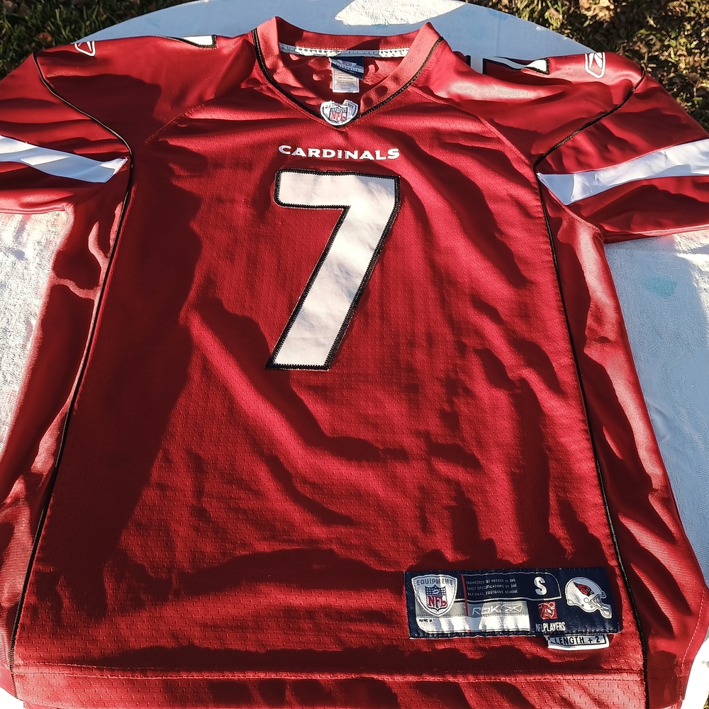 Matt Leinart #7 Authentic Reebok Red Cardinals Jersey.